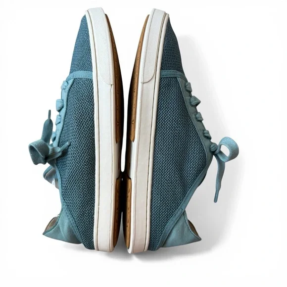 OluKai Pehuea Li Sneakers W9 Teal Blue Lace Up Low Top Comfort Casual - Picture 5 of 9